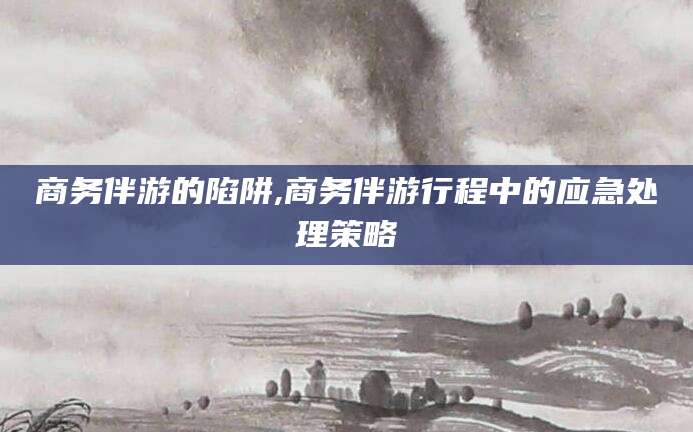 鸡西商务伴游的陷阱,商务伴游行程中的应急处理策略